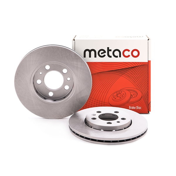 METACO 3050-001 (1J0615301D / 1J0615301L / 6R0615301) диск тормозной передний вентилируемый Skoda (Комплект 2 штуки)
