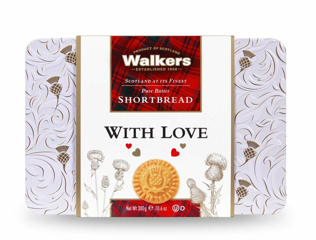 Песочное печенье Walker's Shortbread With Love, 300г - фотография № 1