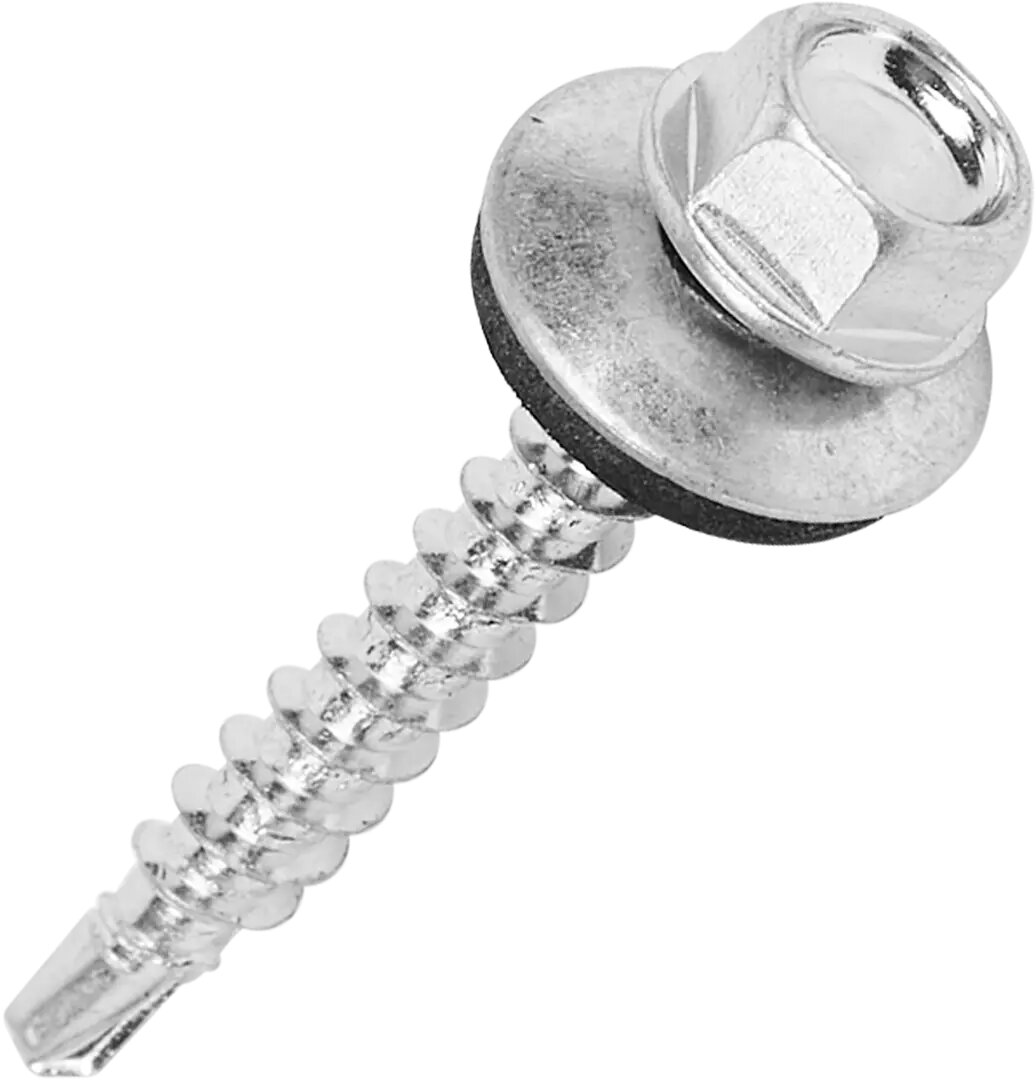 фото Кровельные саморезы STANDERS 4.8x35 сверлоконечные оцинкованные, на вес (около 203 шт./кг),