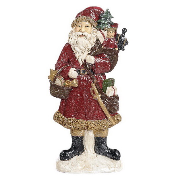 Goodwill Декоративная фигурка Санта-Клаус с подарками 24 см MC 38043