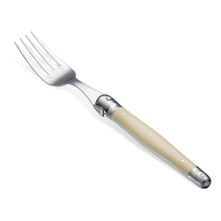 фото Вилка столовая ANDRE VERDIER Laguiole Debutant, белая, п/к