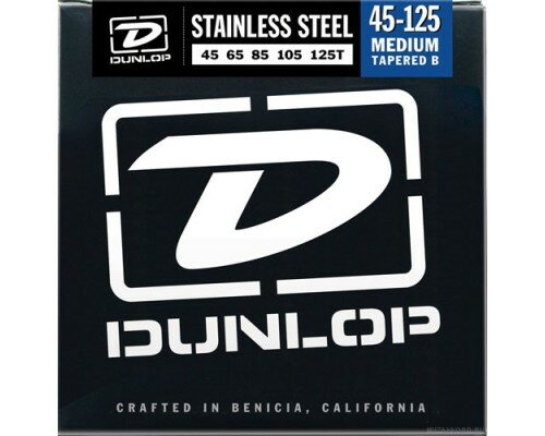 Dunlop DBS Stainless Steel Bass Medium 5 Tapered 45-125T