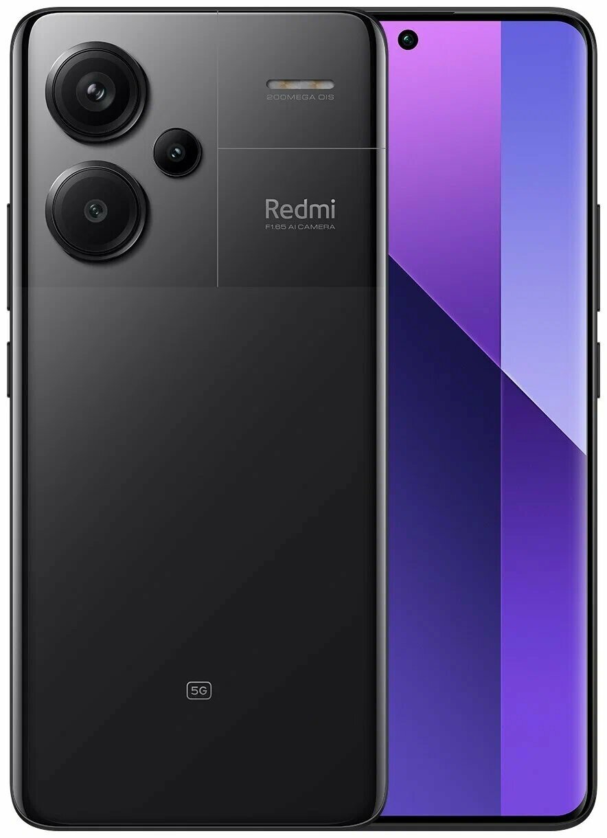 Смартфон Xiaomi Redmi Note 13 Pro+ 5G 8/256 ГБ Global, Dual: nano SIM, midnight black. Уценка