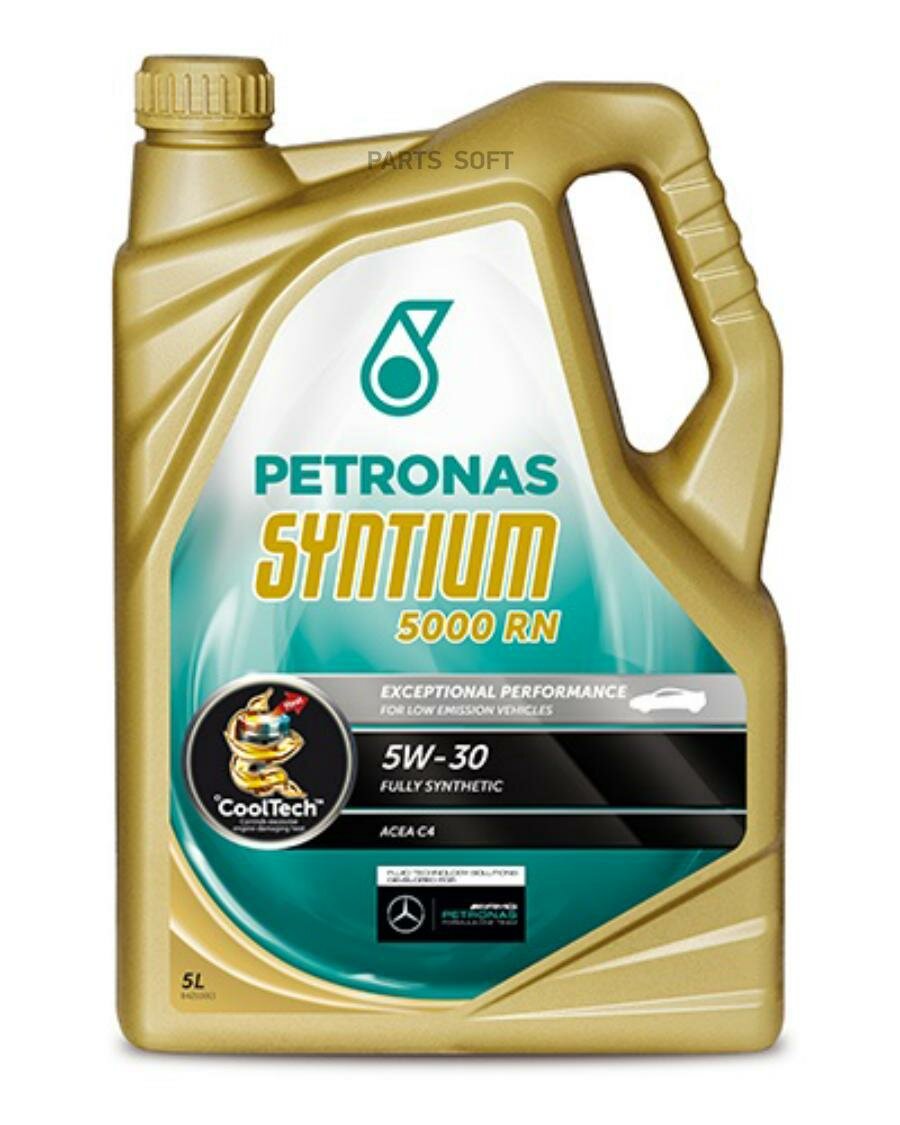 PETRONAS 70543M12EU 18425019 SYNTIUM 5000 RN 5W30 5L масло моторное\ ACEA: C4 RN0720 MB