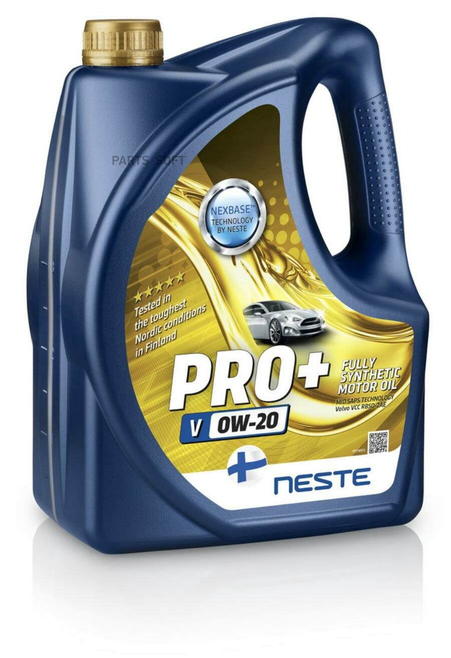 NESTE 117745 Масло Neste Pro+ V 0W-20 4л