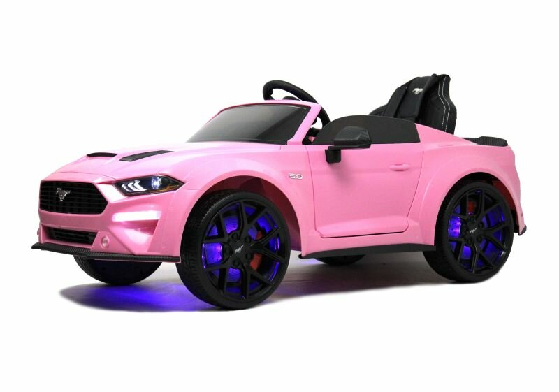 Другие электромобили Rivertoys Детский электромобиль Ford Mustang GT (A222MP) розовый