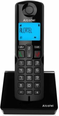Радиотелефон Alcatel Dect S230 RU черный АОН