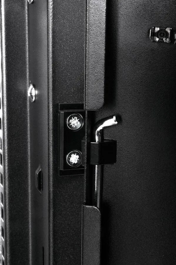 Коммутационный шкаф ЦМО ШТК-М-1866-1ААА-9005 напольный стеклянная передняя дверь 18U 600x960x600мм