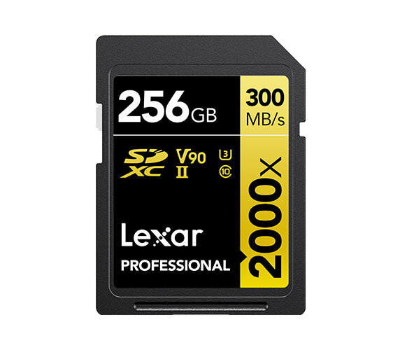Карта памяти Lexar SDXC 256GB Professional 2000x UHS-II U3 V90