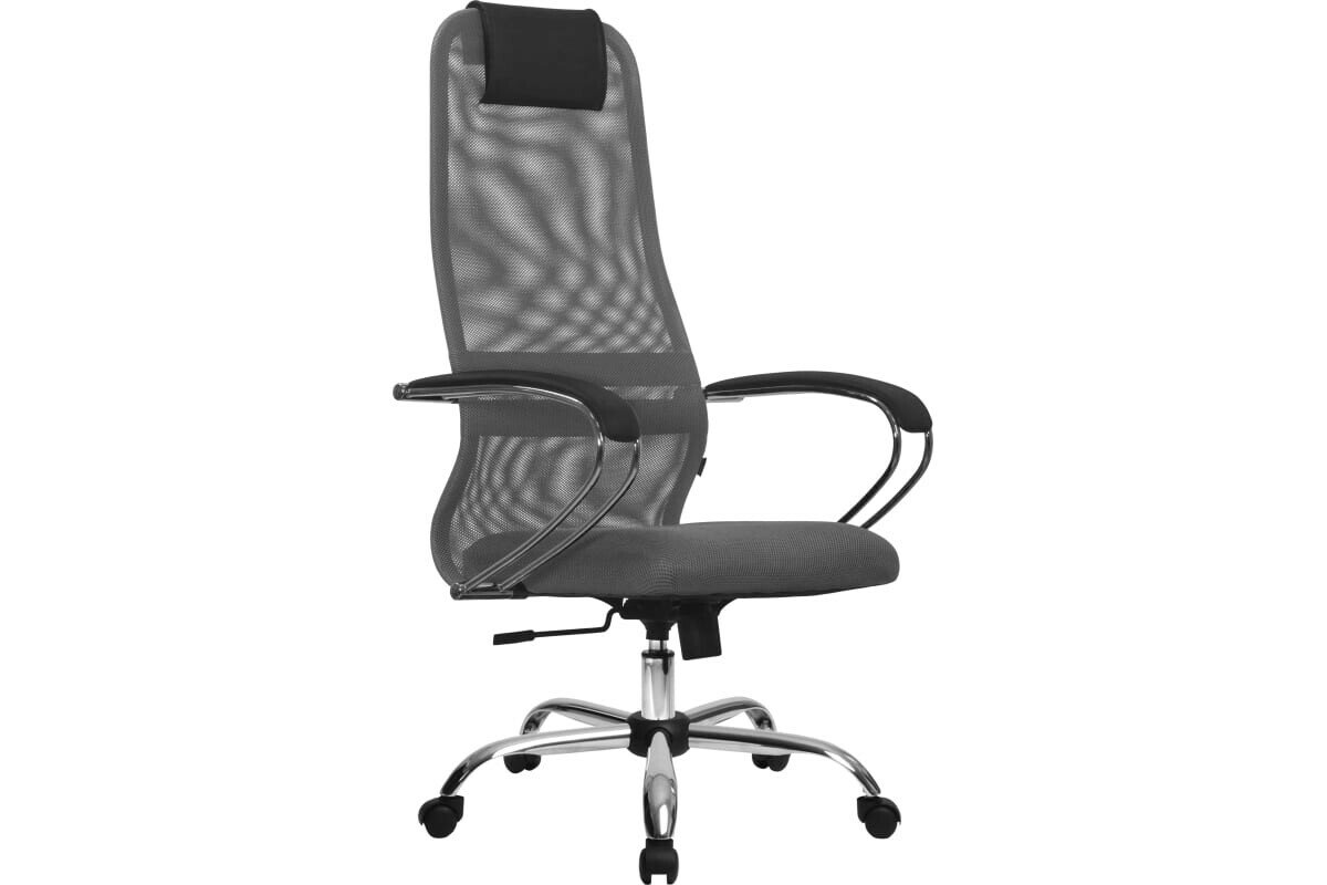 Кресло Метта SU-B-8/подл.131/осн.003 Светло-серый/Светло-серый (z312457988)