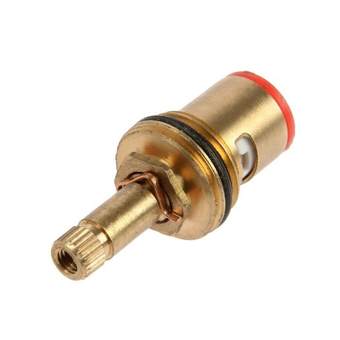 фото Кран-букса ZEIN, 1/2", шток 8*24 шлицов, угол поворота 180 град, латунь, керамика, 2 штуки