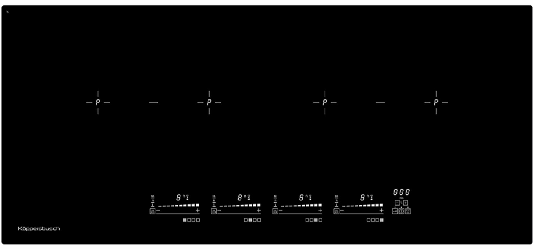 Индукционная варочная панель Kuppersbusch KI 9800.0 SR