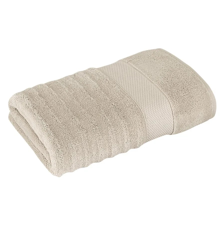 фото Tarrington House Полотенце махровое цвет бежевый, дизайн Флош 380г/м2, 70 х 140см