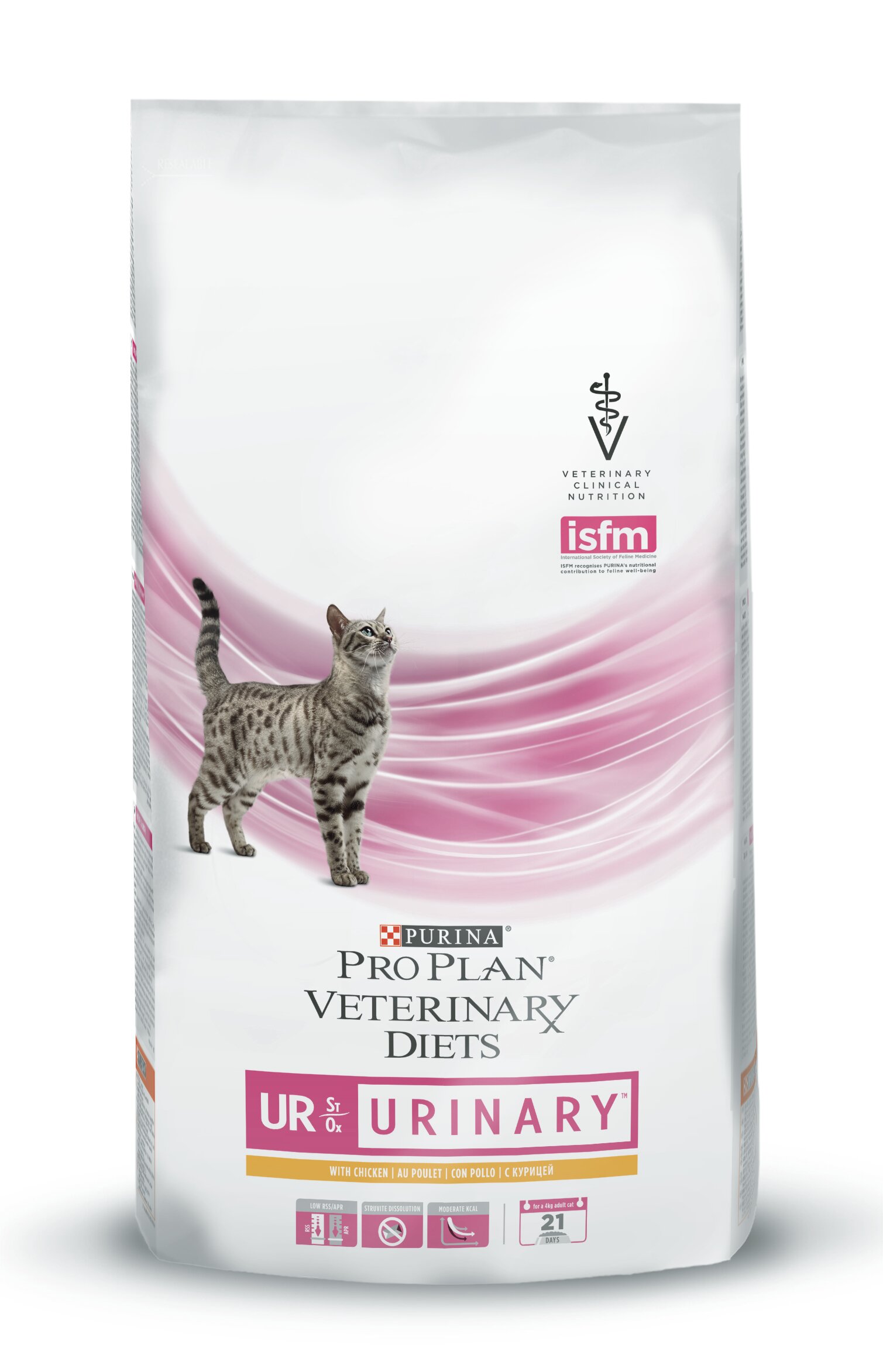 Pro Plan Veterinary Diets UR Urinary для кошек при МКБ Курица 5 кг.