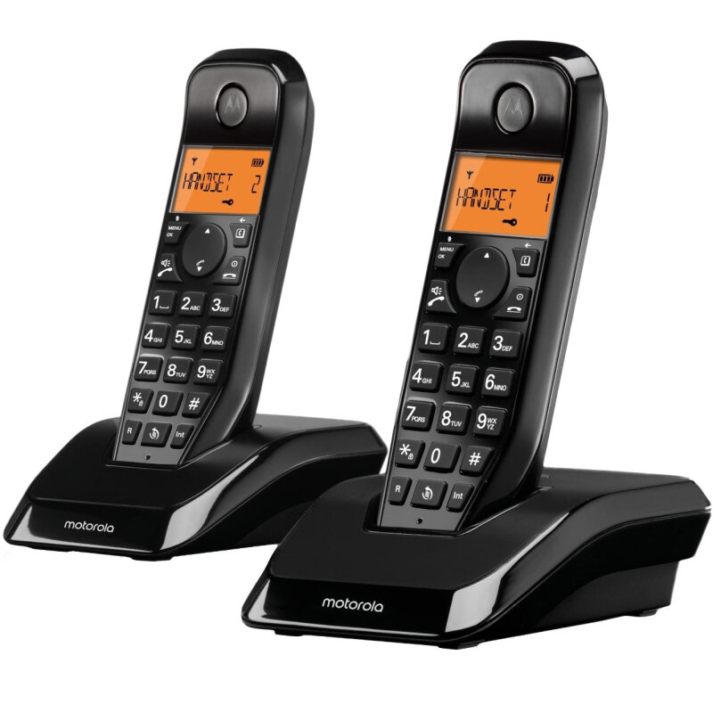 Радиотелефон DECT Motorola S1202 (цвет черный)