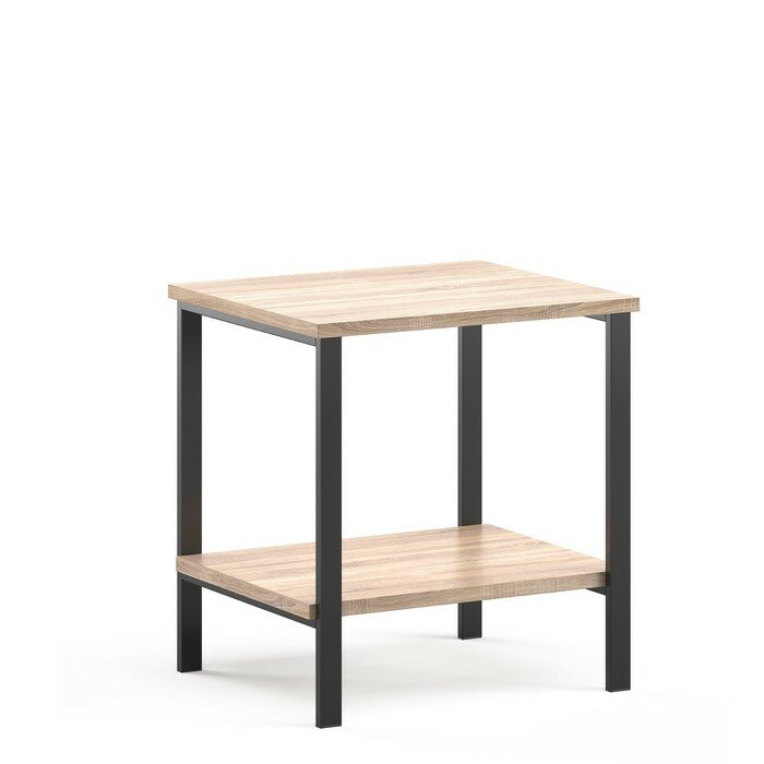 фото Тумба прикроватная лофт, 353*450*446, дуб сонома