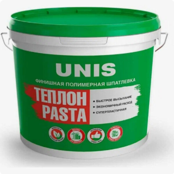 Шпатлевка полимерная Теплон Pasta готовая 5кг Unis