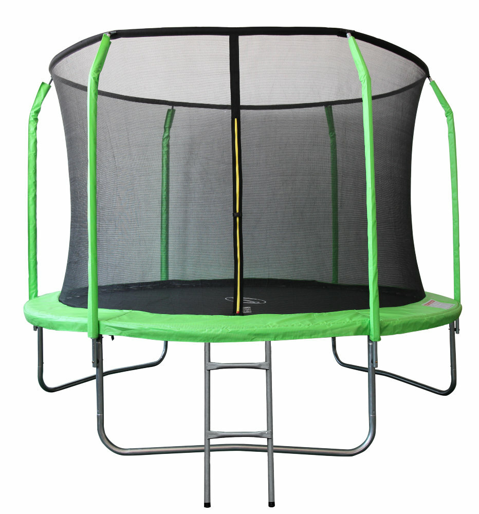 Батут Sport Elite 10FT 3,05 м с защитной сеткой (внутрь) (GB30201-10FT) салатовый