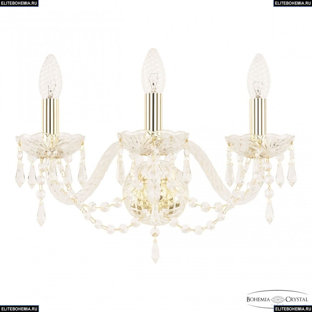 Бра Bohemia Ivele Crystal 104 104B/3/165 G - фото №1