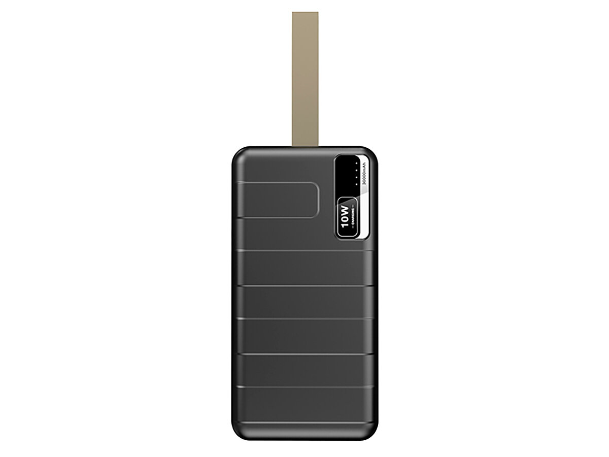 Внешний аккумулятор Qumo PowerAid T6000 30000 мАч (111 Вт*ч) до 10Вт 2xUSB USB Type-C micro USB Черный T6000