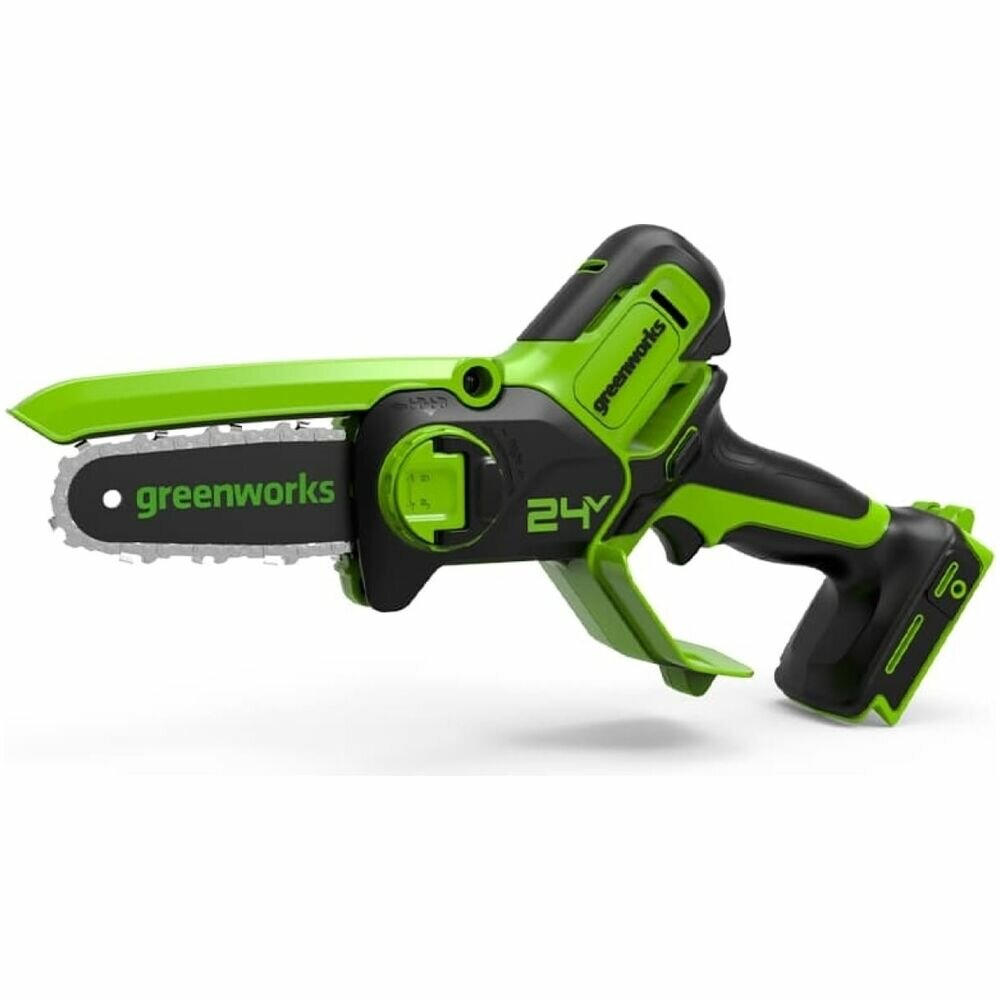 Цепная мини пила аккумуляторная Greenworks Арт. 2008207 24V 10см без АКБ и ЗУ