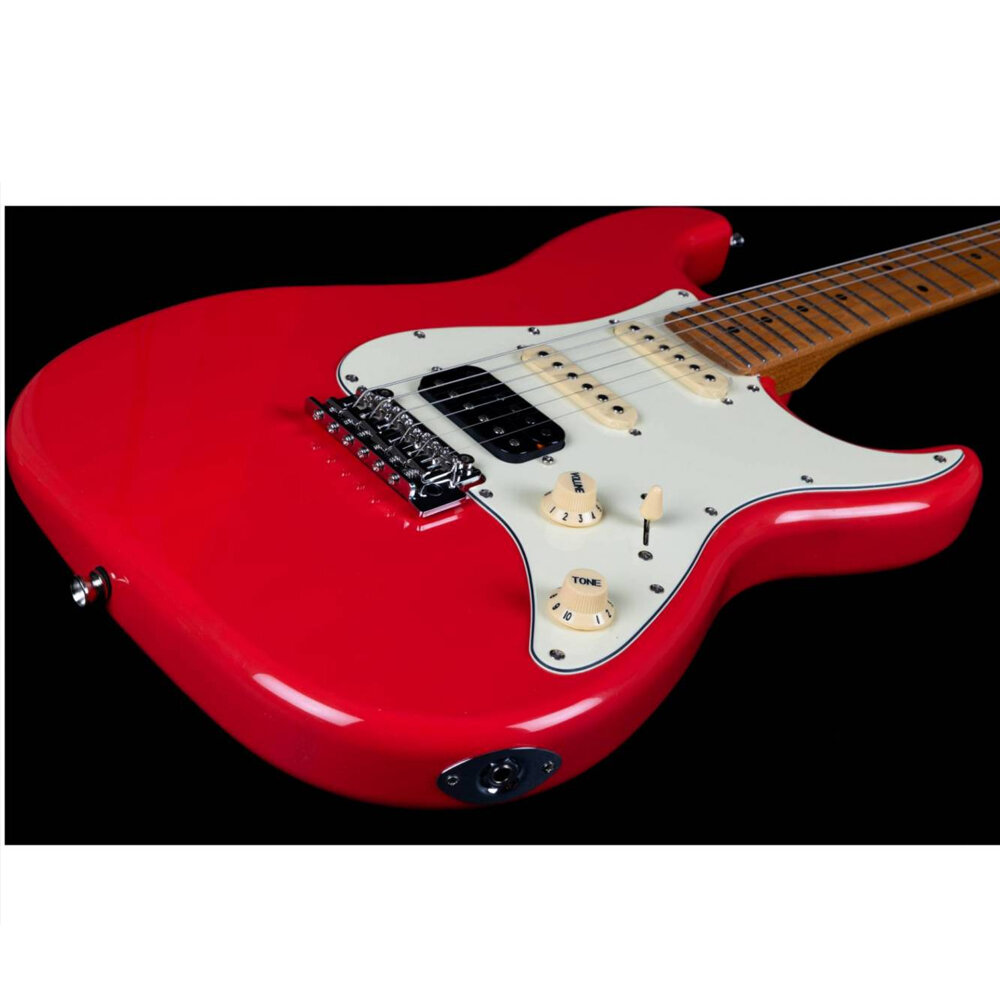 Электрогитара JET JS-400 CRD Stratocaster цвет коралловый красный