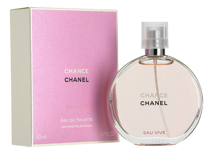 Chanel женская туалетная вода Chance Eau Vive, Франция, 50 мл