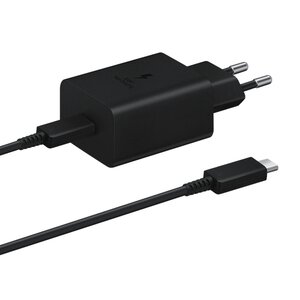 Сетевое зарядное устройство для устройств Samsung 15W Power Adapter EP-T1510XBEGRU с кабелем Type-C to Type-C