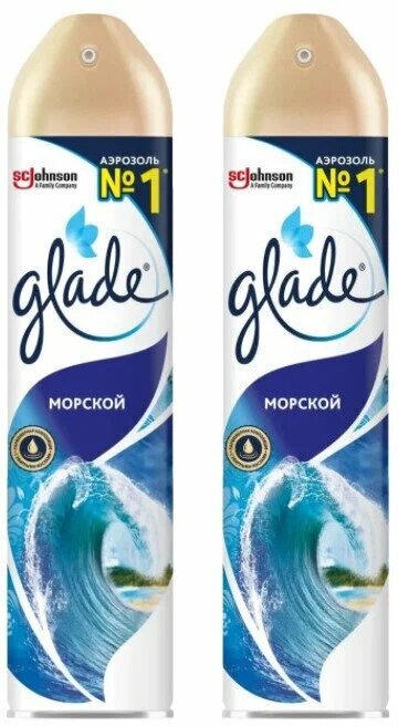 Освежитель воздуха Glade Морской 300 мл 2 шт.