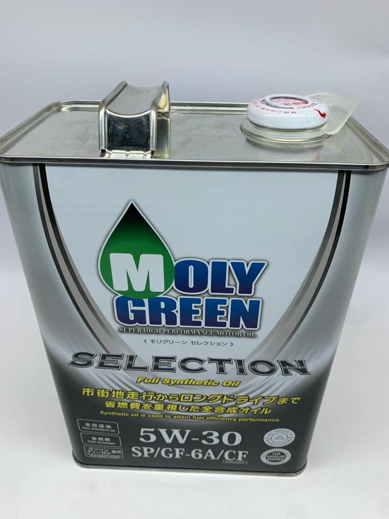 Синтетическое моторное масло MolyGreen Selection 5W-30 SN/GF-5