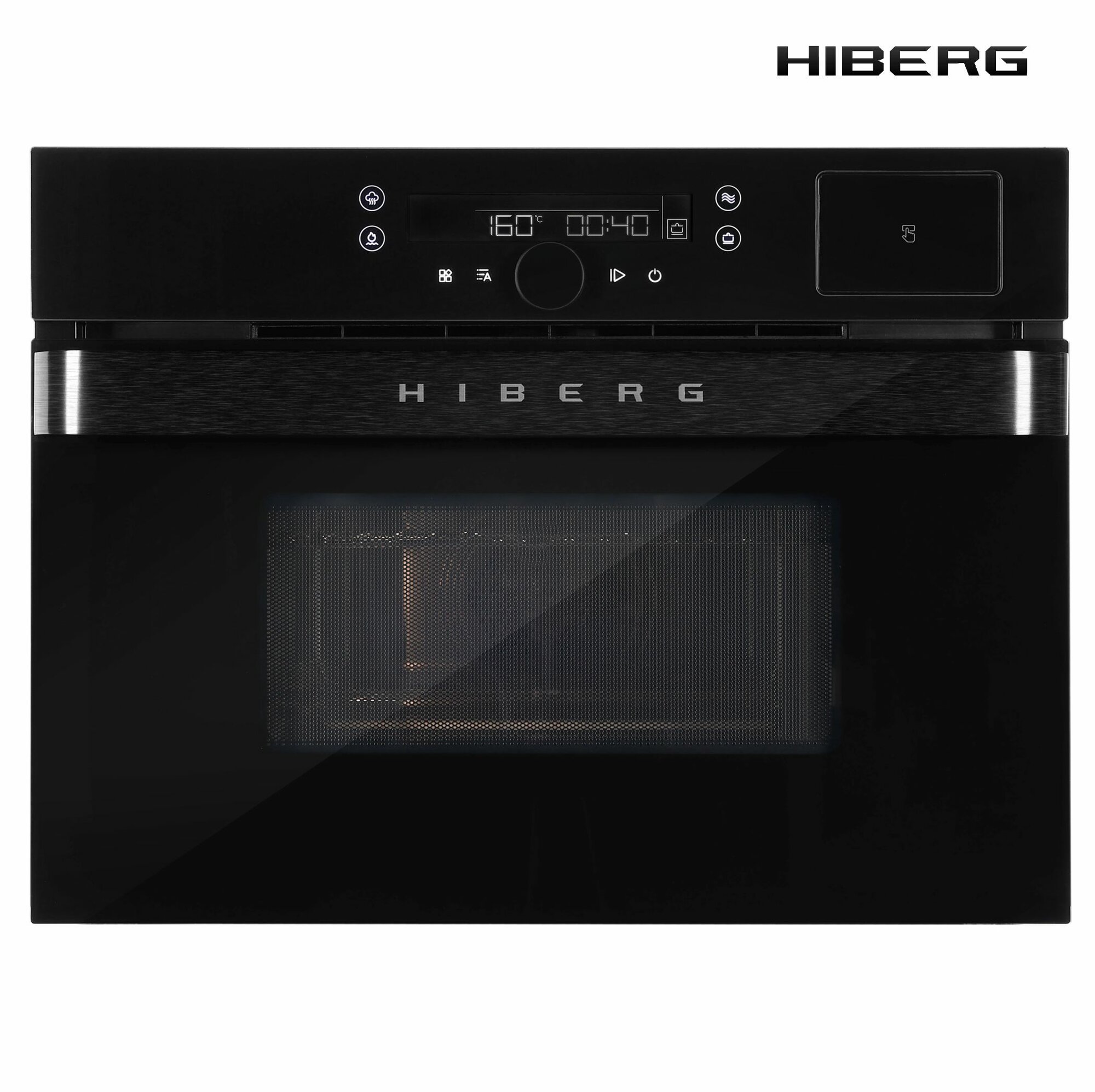 Электрический духовой шкаф HIBERG MS-VM 5115 B SMART - фотография № 1