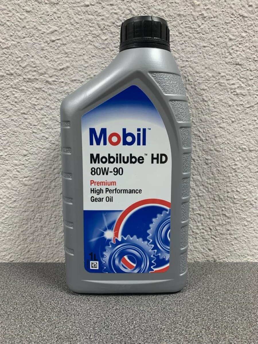 Масло трансмиссионное MOBIL Mobilube HD, 80W-90, 1 л, 1 шт.