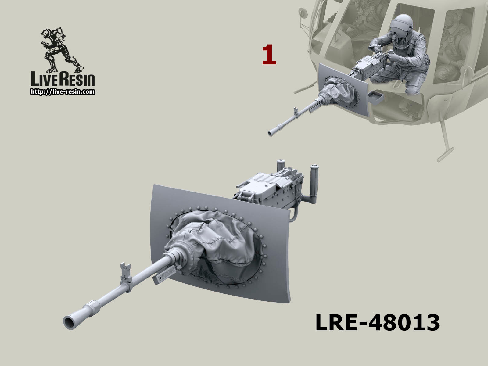 LRE48013 Вооружение вертолета Ми-8 по мотивам альтернативных вселенных - Сталкер и др. 3 шт