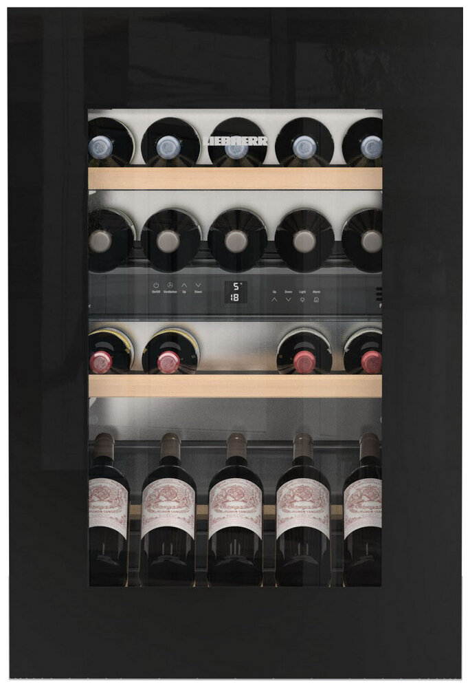 Встраиваемый винный шкаф Liebherr EWTgb 1683-26 001 черное стекло