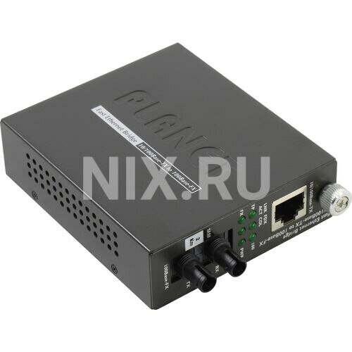 Медиа конвертер PLANET FST-801 10/100Base-TX to 100Base-FX (ST) Smart Media Converter - 2 км