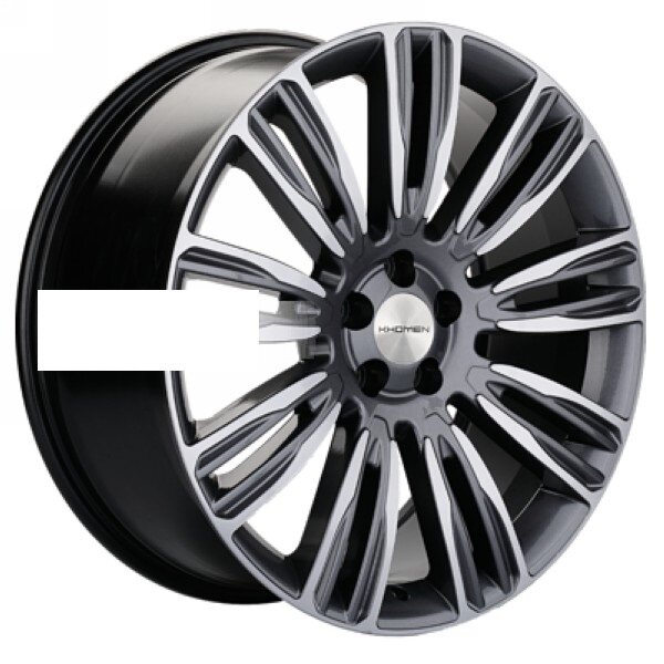 Колесный диск Khomen Wheels KHW2004 8,5x20 5*108 ET45 63,4 Gray-FP