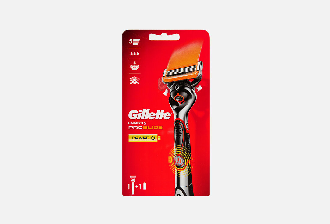 Станок для бритья с 1 сменной кассетой Gillette, Fusion5 ProGlide Power Flexball 1шт