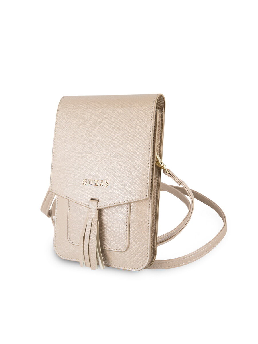 Guess для смартфонов сумка Wallet Bag Saffiano look Beige