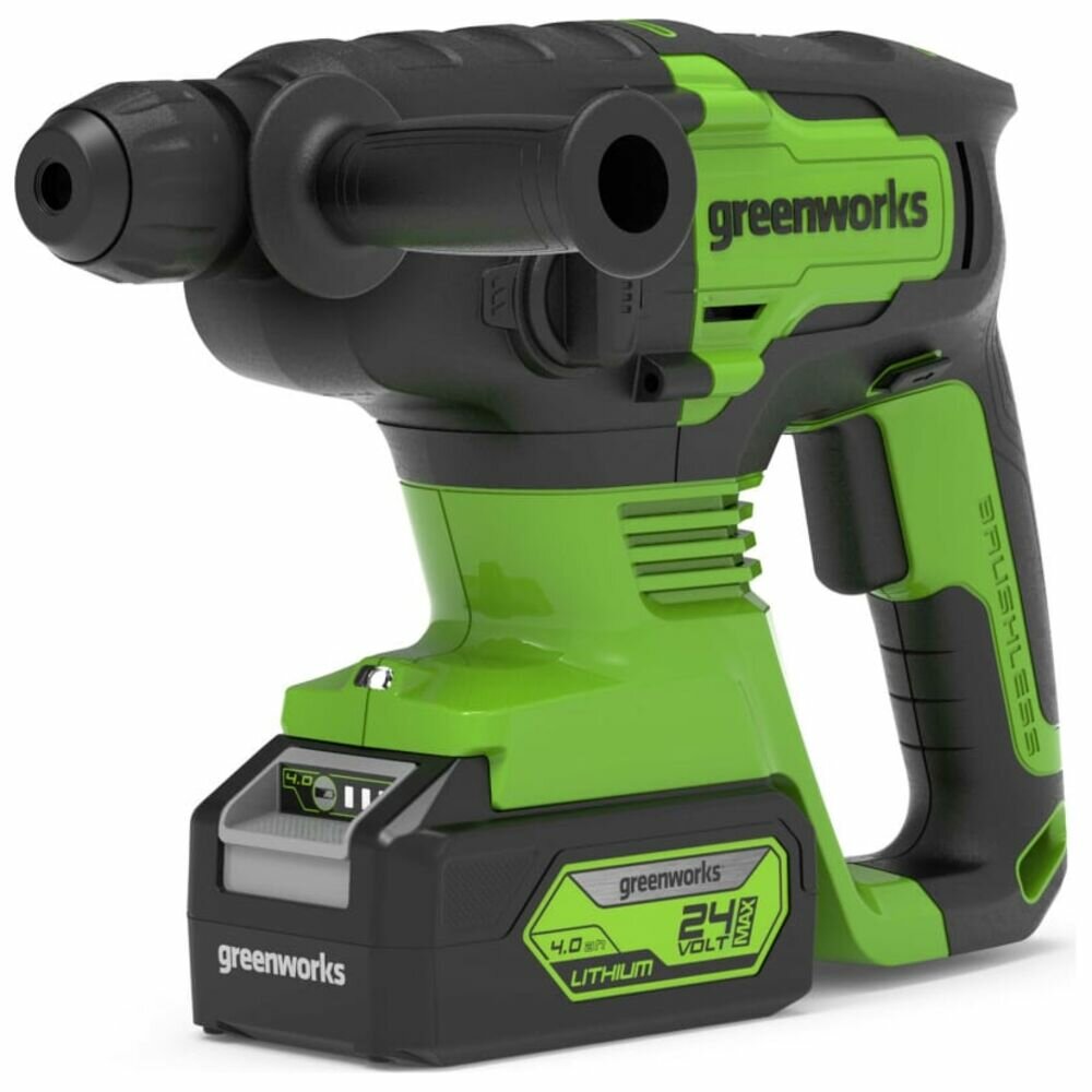 Перфоратор аккумуляторный Greenworks GD24SDS2 3803007UB24 Вт