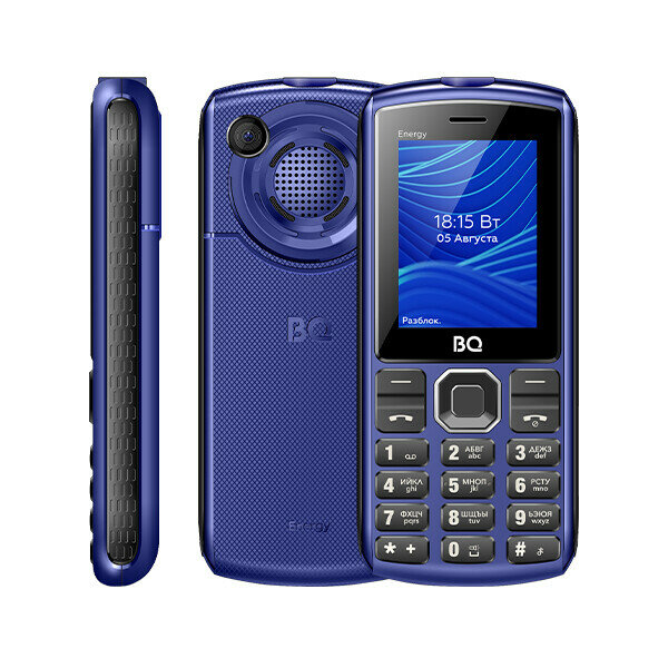 Телефон BQ 2452 Energy blue/black