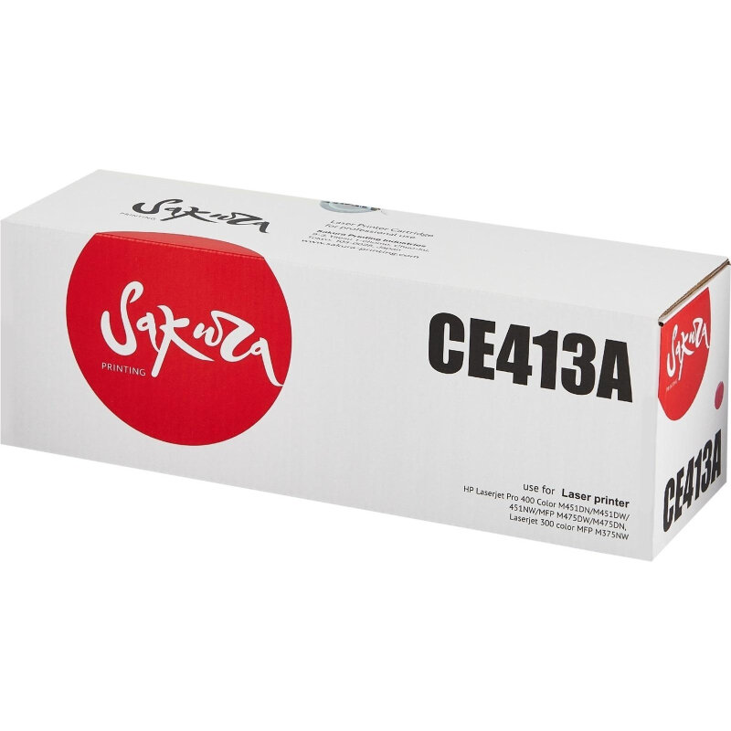 Картридж лазерный Sakura CE413A для HP Color LaserJet 400 M451 (ЛМ)