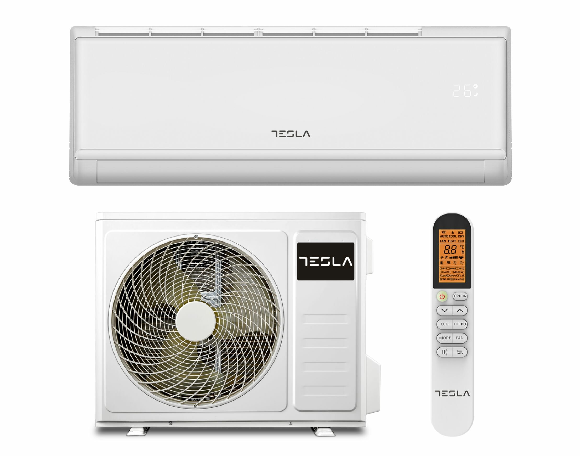 Инверторная сплит-система TARIEL Inverter TT51EXC1-1832IA TESLA, 50м2 - фотография № 1