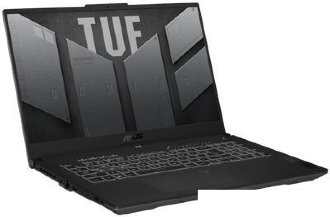 Ноутбук Asus TUF Gaming FX707ZV4-HX018, 17.3", Intel Core i7 12700H 16ГБ, SSD 1024ГБ, NVIDIA GeForce RTX 4060 для ноутбуков 8ГБ, серый (90nr0fb5-m00290) - фото №3