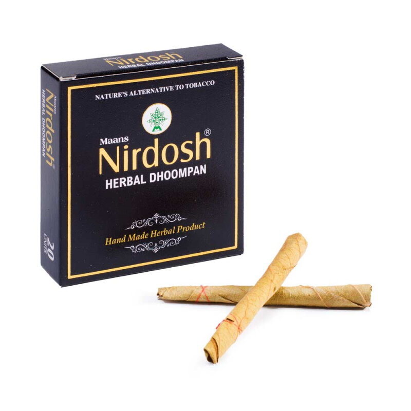 Nir dosh Herbal Dhoompan/Нир дош, травяной ингалятор, без фильтра, 20 шт.
