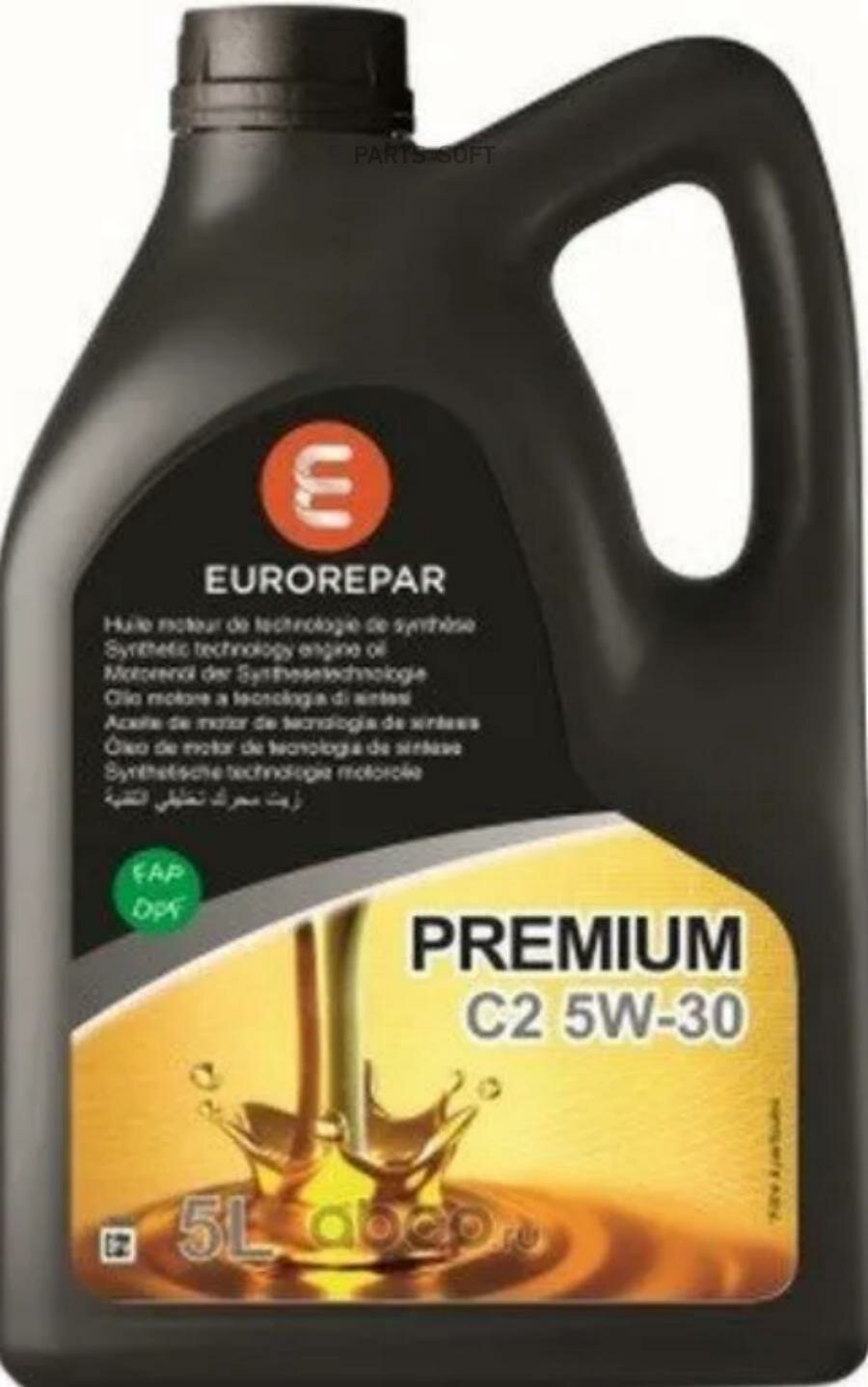 EUROREPAR 1635764580 Масло моторное PREMIUM C2 5W30 канистра