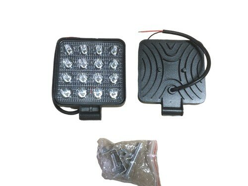 фото ТехАвтоСвет Фара противотуманная светод квадратная жёлтая 48 W (ТАС 16 LED-Y) 16*3 W (ТехАвтоСвет)