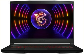 Ноутбук MSI Thin GF63 12UC-1047XRU 9S7-16R821-1047 (15.6", Core i5 12450H, 8Gb/ SSD 256Gb, GeForce® RTX 3050 для ноутбуков) Черный