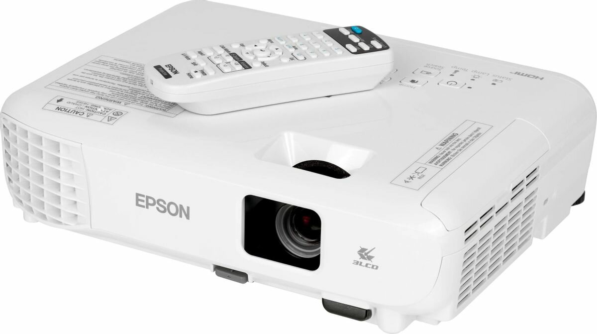 Проектор Epson EB-E01 белый [v11h971052]