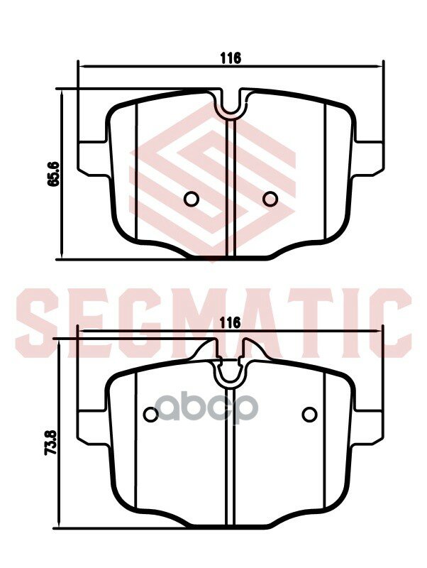 Колодки Тормозные Дисковые SEGMATIC арт. SGBP2779