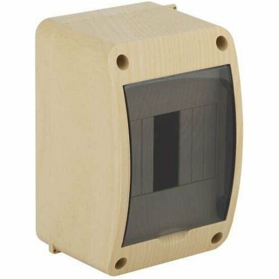 фото Щиток Ruvinil ОП Тусо 4 мод. с верт. двер. 140х90х85мм сосна, 68304-27М